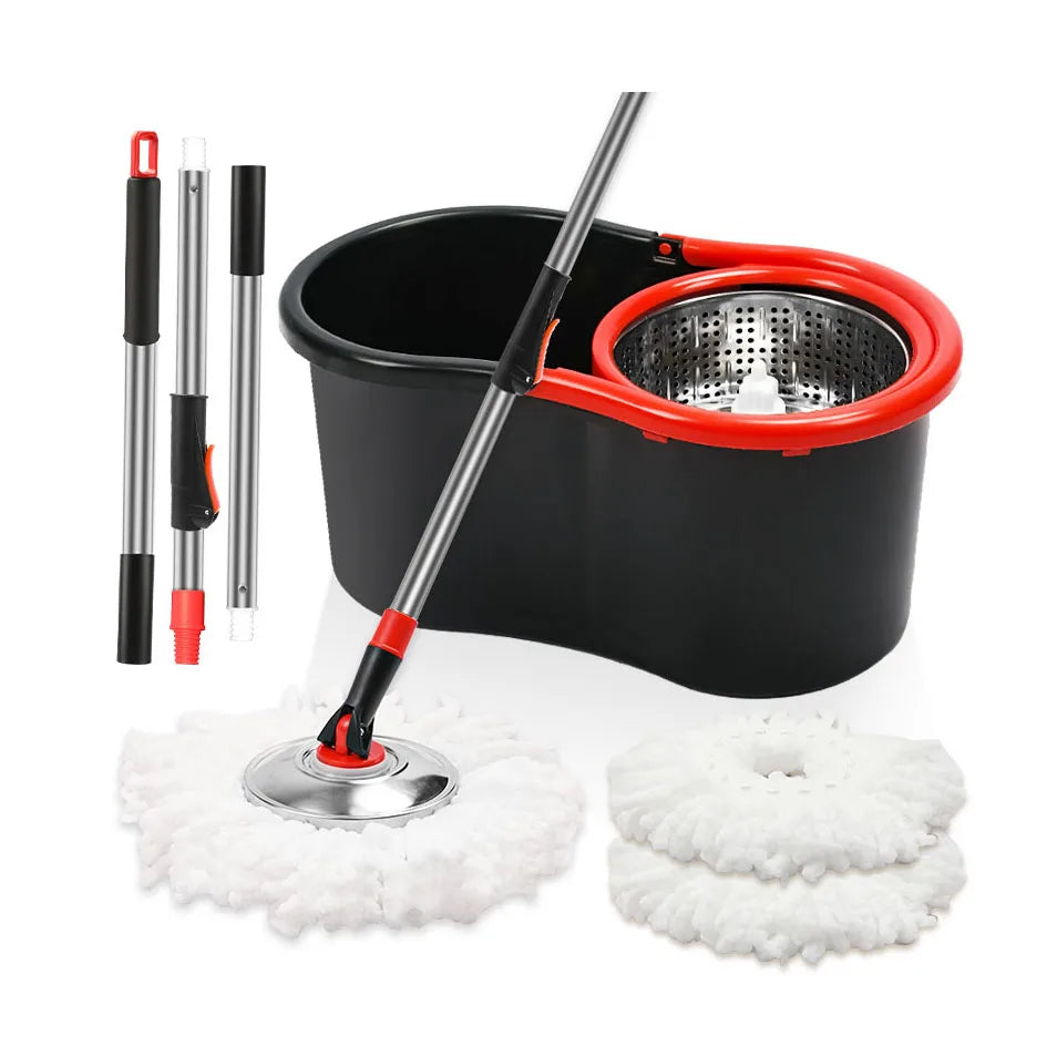 Spin Mop and Bucket Set with Telescopic Handle