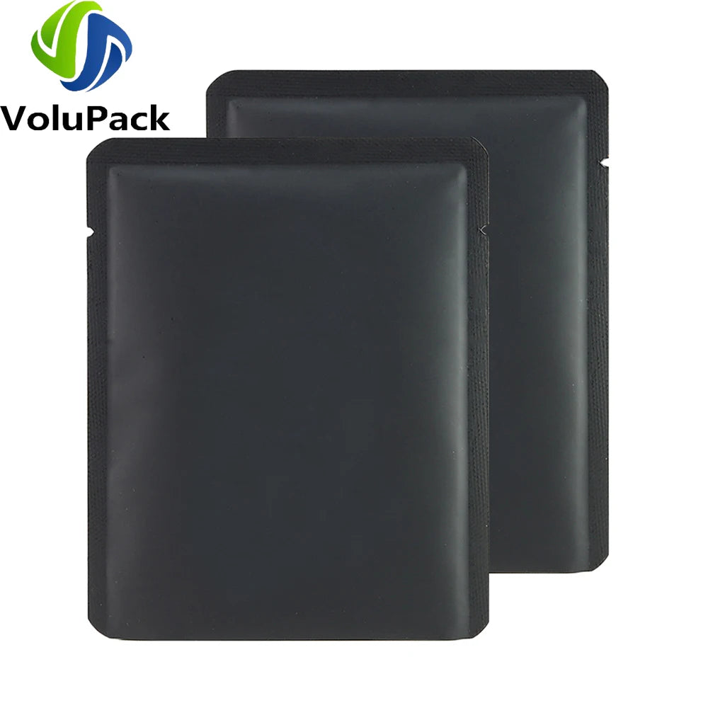 Matte Aluminum Mylar Coffee Bags Open Top Tear Notch 10x12.5cm