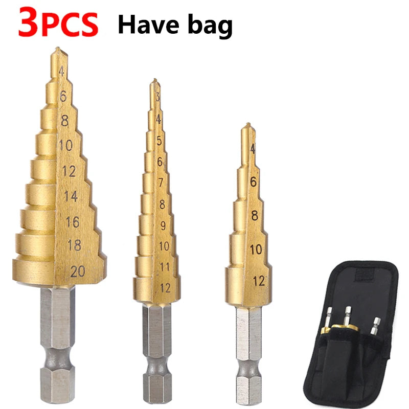 HSS Titanium Coated Step Drill Bit 4-32 mm alternate view