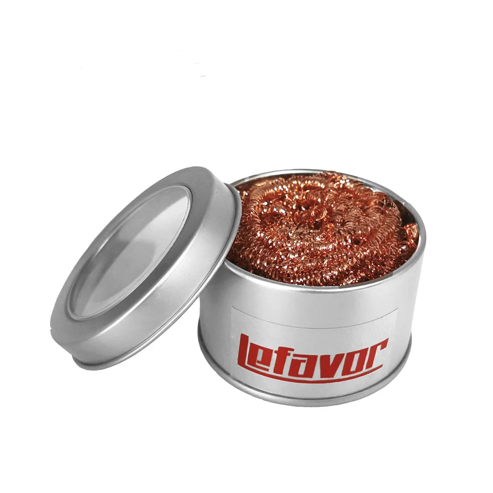 Cleaning Ball Desoldering Soldering Iron Mesh Filter Cleaning Nozzle Tip Copper Wire Cleaner Ball Me