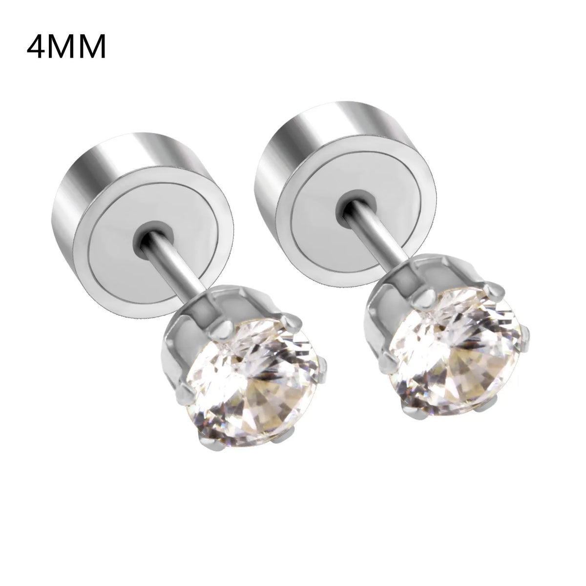 LUXUSTEEL Pink Flower Stud Earrings For Women Stainless Steel Oil Dripping Heart St additional angle