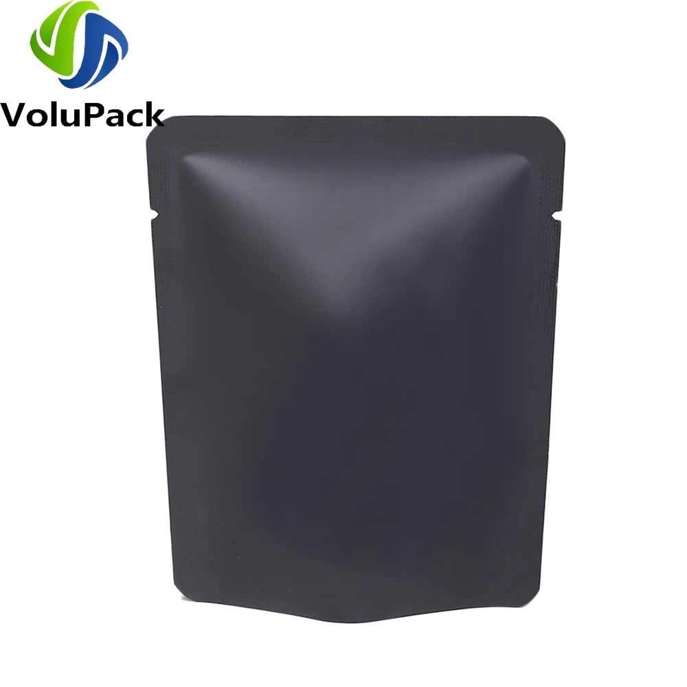 Matte Aluminum Mylar Coffee Bags Open Top Tear Notch 10x12.5cm