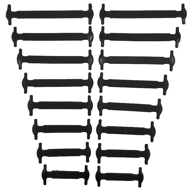 16pcs Silicone No Tie Shoelaces Elastic Lazy Laces alternate view