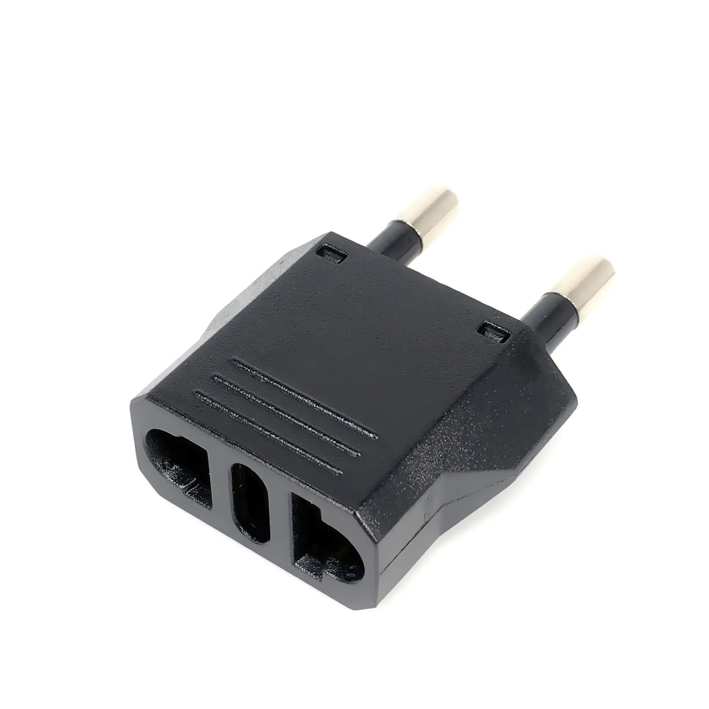 EU Plug Adapter 3 Outlet Travel Converter
