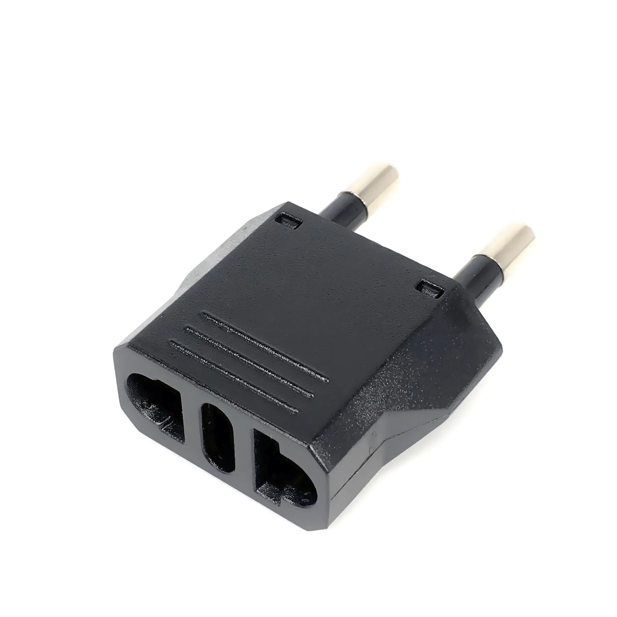 EU Plug Adapter 3 Outlet Travel Converter
