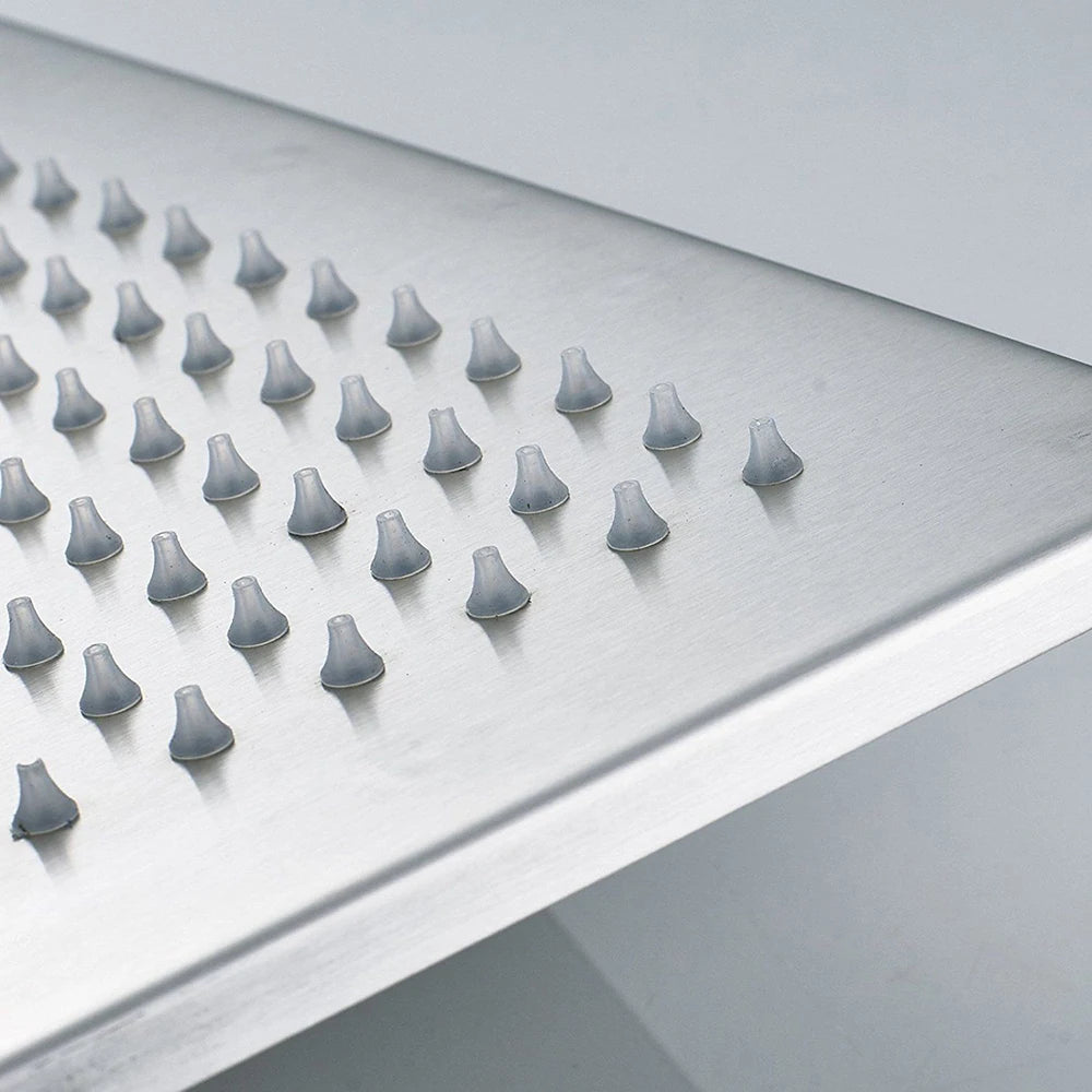 Black Rainfall Shower Head With Color Changing LED Light