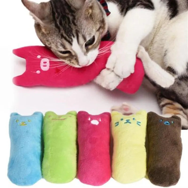 Catnip Cat Pillow Toy Cloth Interactive Teeth Grinding