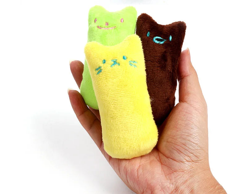 Catnip Cat Pillow Toy Cloth Interactive Teeth Grinding