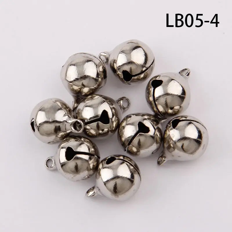 Silver Gold Nickel Copper Jingle Bells Christmas Ornaments