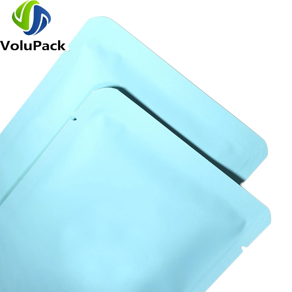 Matte Aluminum Mylar Coffee Bags Open Top Tear Notch 10x12.5cm