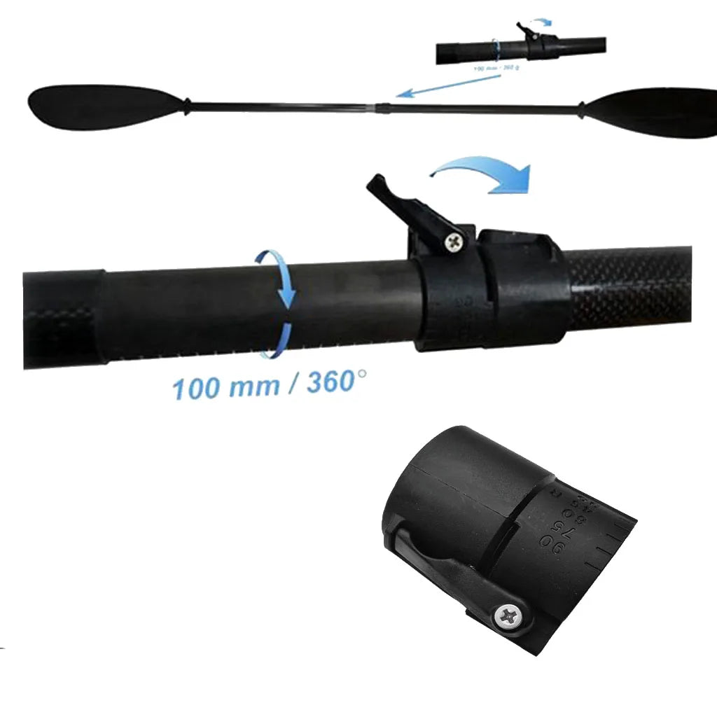 Kayak Paddle Ferrule Lock Adjustor Nylon Black