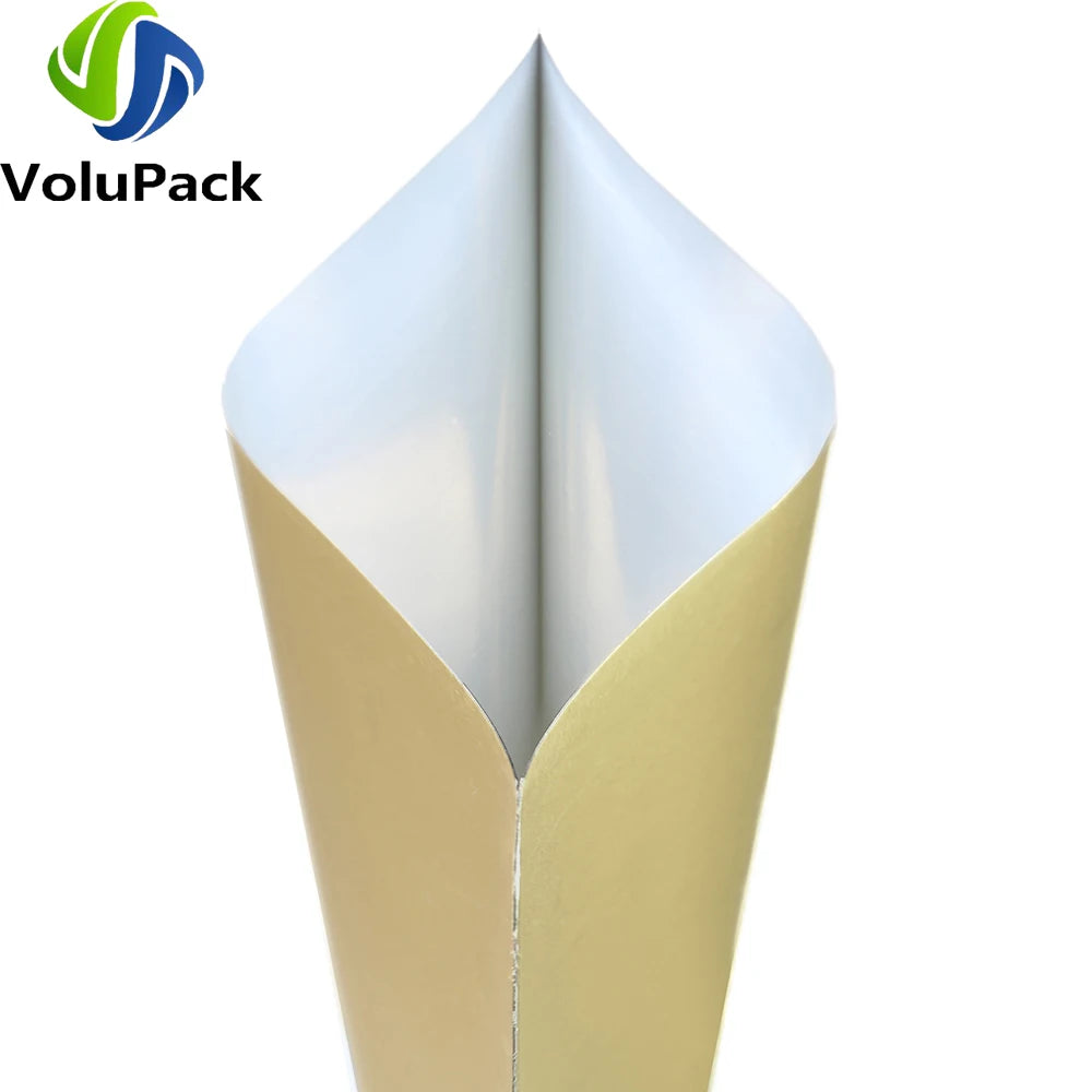 Matte Aluminum Mylar Coffee Bags Open Top Tear Notch 10x12.5cm