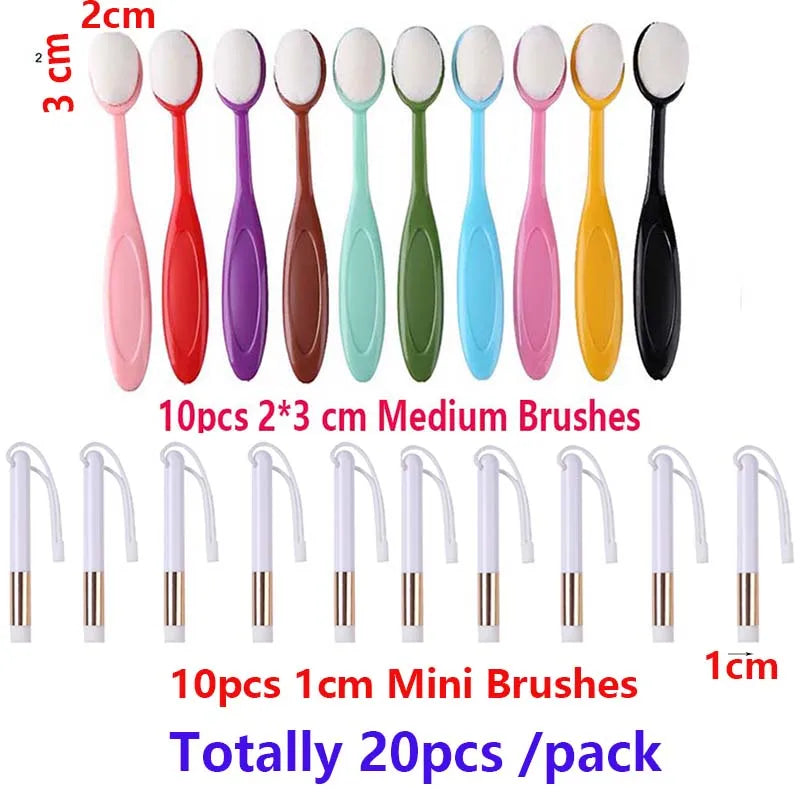 Wholesale Flat /Angled Detailed Blending Brushes Large Small Smooth Blending Brushes Ink Application Tool for DIY Cards Making