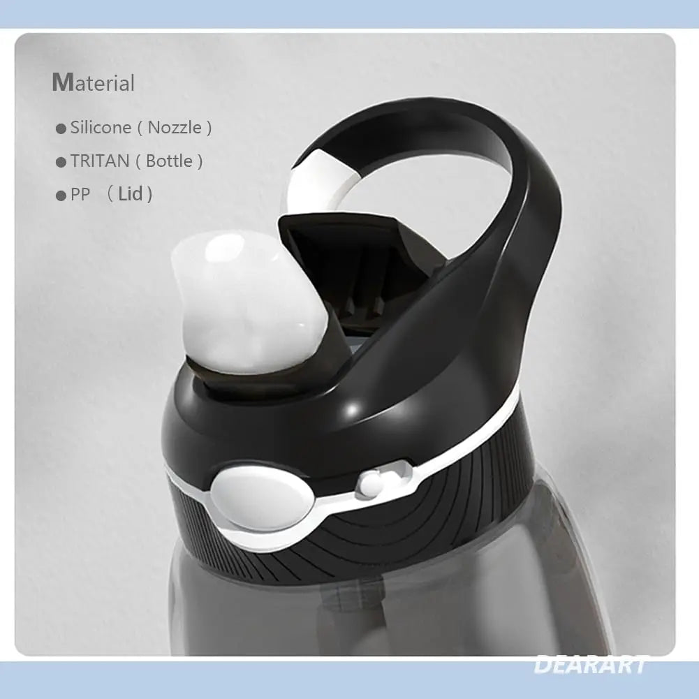 750ml Portable Sports Water Bottle With Straw