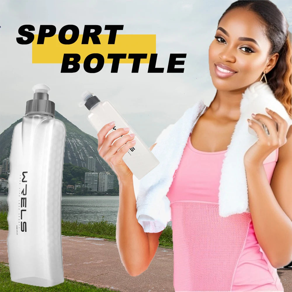 Curved Sports Water Bottle with Belt Pack