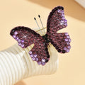 Butterfly Brooch for Women, Zinc Alloy and Resin close-up view