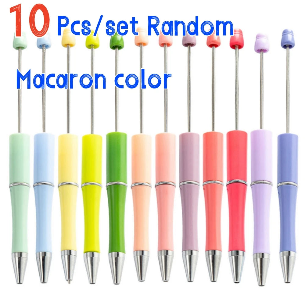 10 Pcs Mixed Beaded Ballpoint Pen Set