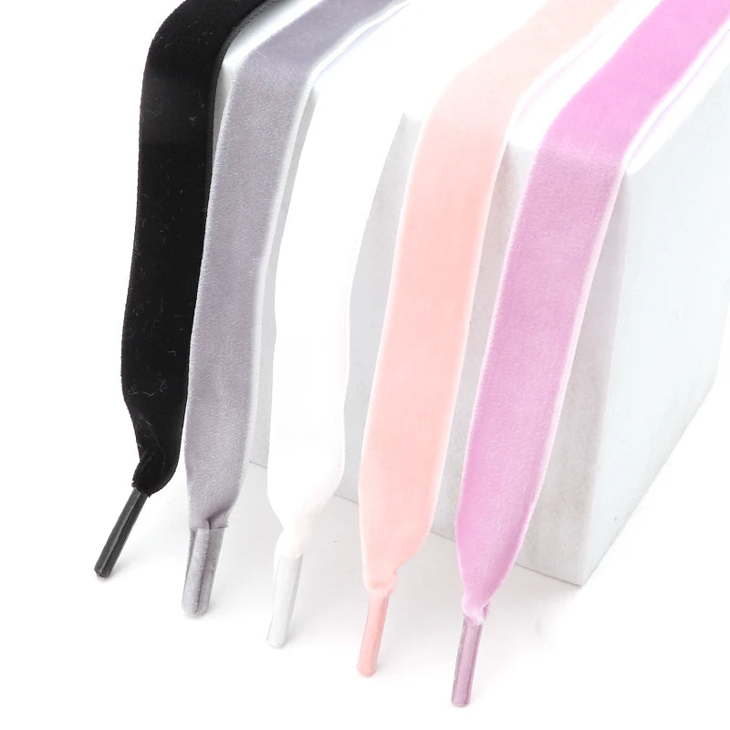 Snow Yarn Satin Flat Shoe Laces