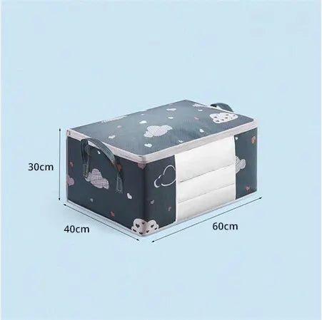 Foldable Clothes Storage Bag Organizer With Reinforced Handle alternate view