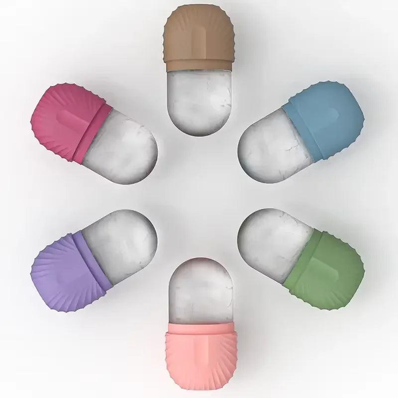 Ice Facial Roller Skin Care Beauty Lifting Contouring Tools Ice Cube Trays Ice Globe Balls Face Mass