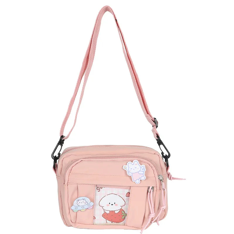 New Kawaii Bag Girls 2025 New JK Transparent Bag Small Crossbody Bag For Women Purses and Handbags Shoulder Bag Itabag Bolso