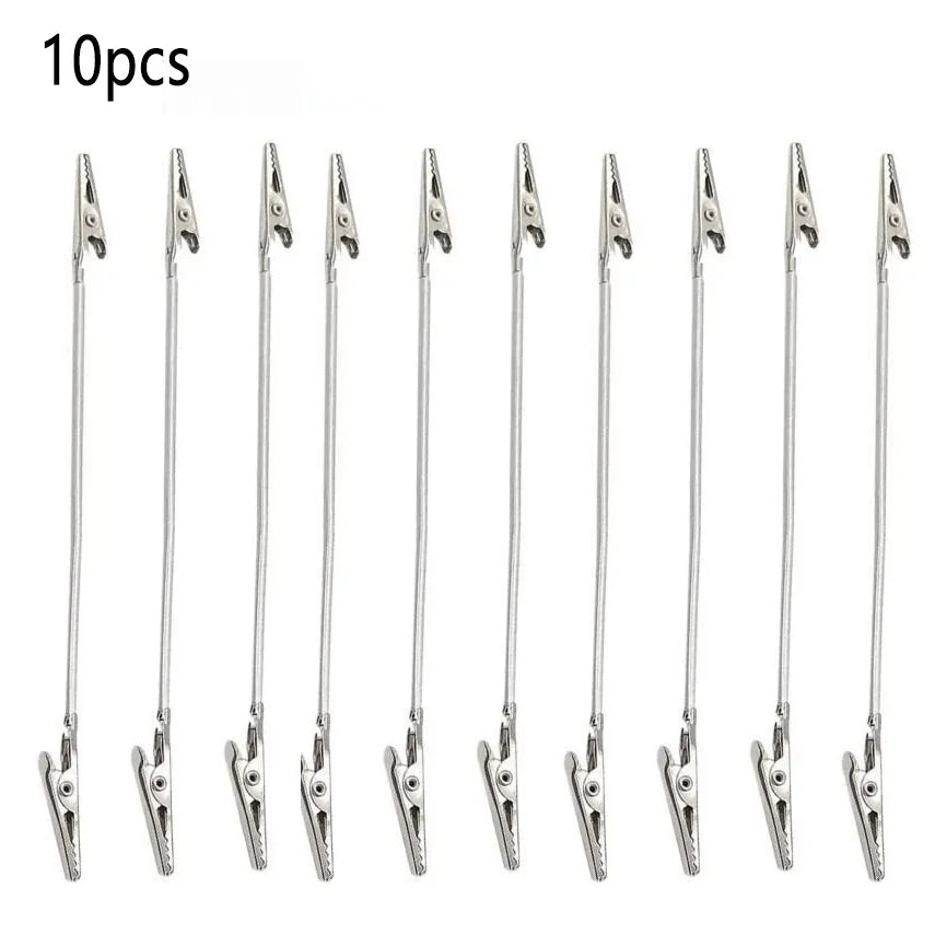 Double Headed Metal Clip Mosquito Incense Clips Bendable Crocodile Clip detail view