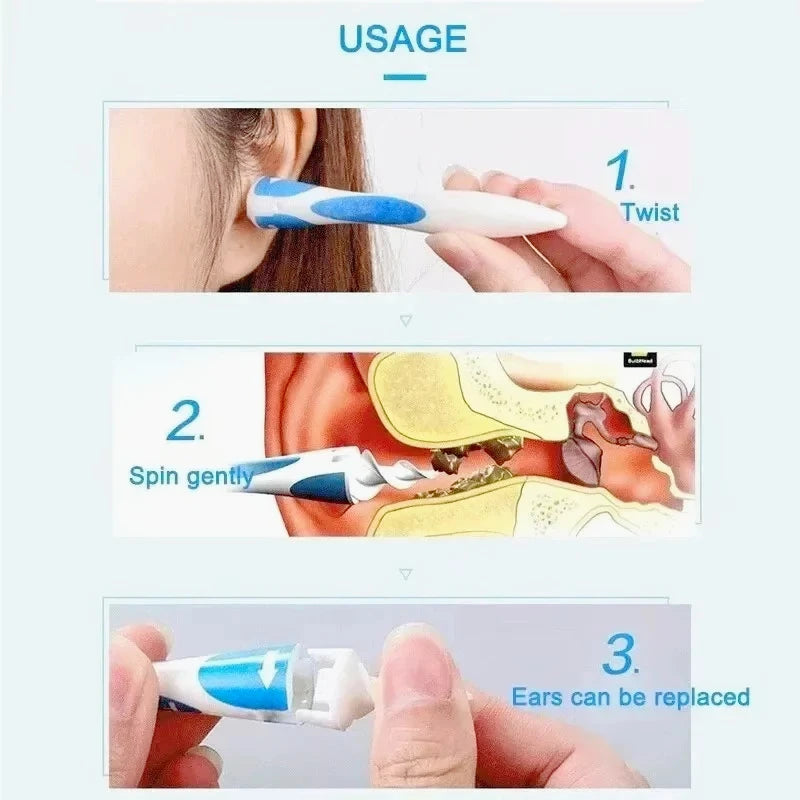 Ear Wax Remover Tool with Silicone Tips alternate view