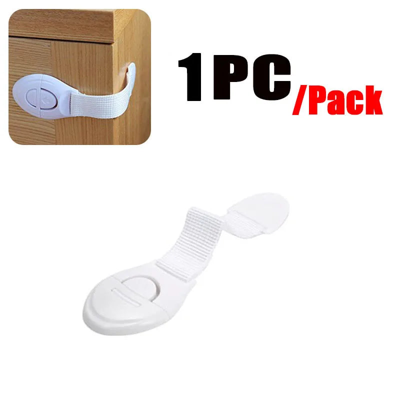 10pcs Child Safety Cabinet Lock Baby Proof Security Protector Drawer Door Cabinet Lock close-up view