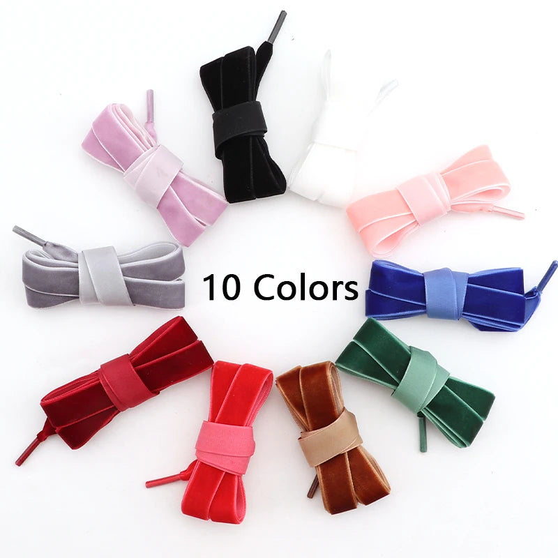 Snow Yarn Satin Flat Shoe Laces