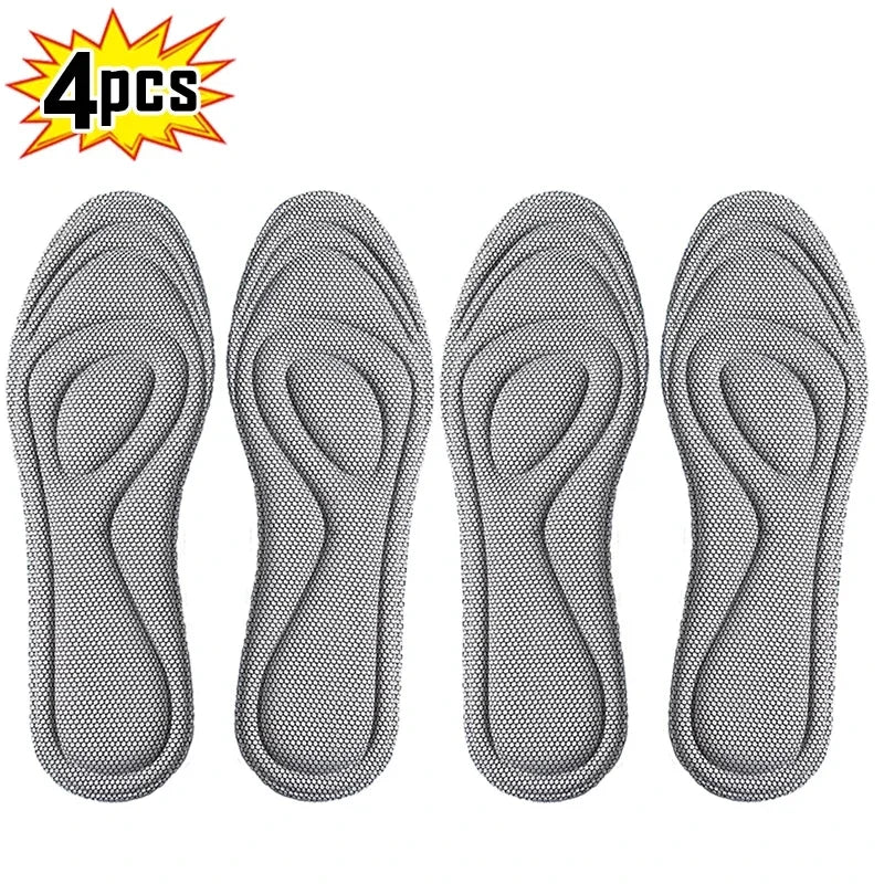 Memory Foam Disposable Insoles for Shoes 4 Pcs lifestyle view