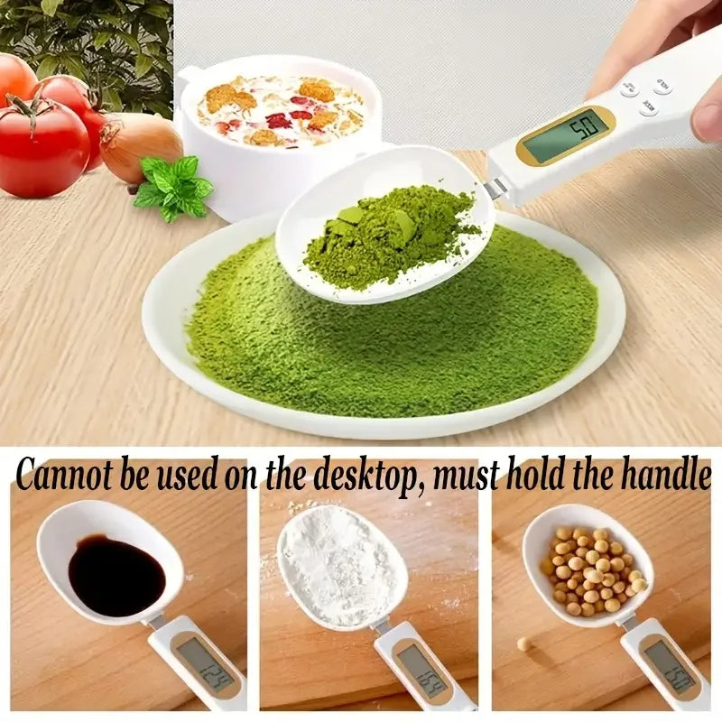 Mini Spoon Scale Digital Kitchen Scale Electronic LCD Food Scale 0.1-500g Cooking Flour detail view
