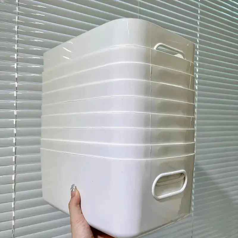 10pcs Large Capacity Plastic Storage Box with Cover