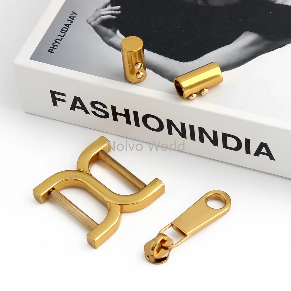 1/3/15Sets Metal Double Ring Buckles For Shoulder Bags Belt Hooks Clasp Locks Connect lifestyle view