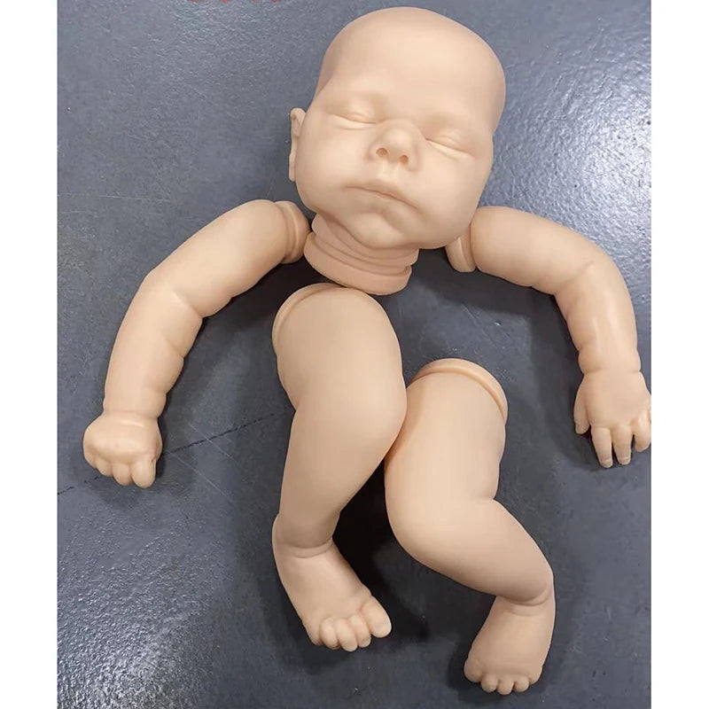 20inch Unpainted Reborn Doll Kit MARLEY Unfinished Doll Parts with Cloth Body close-up view