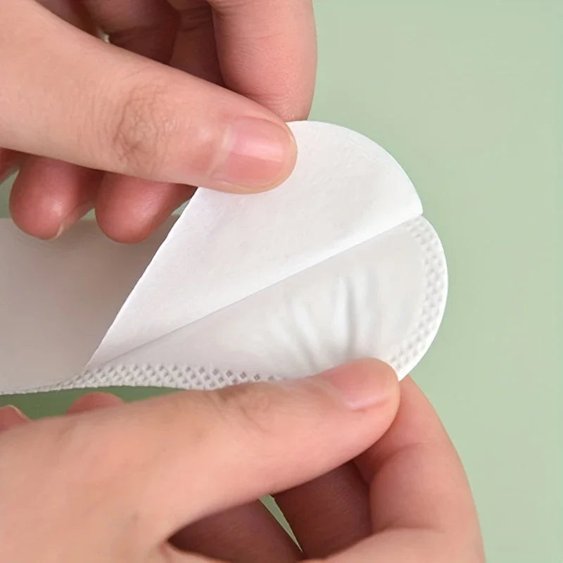 Hat Sweat Absorber Stickers Cotton Sweatband Pads
