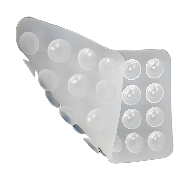 Silicone Suction Pad Double Sided For Mobile Phone Fixture Suction Cup Backed Adhesiv alternate view