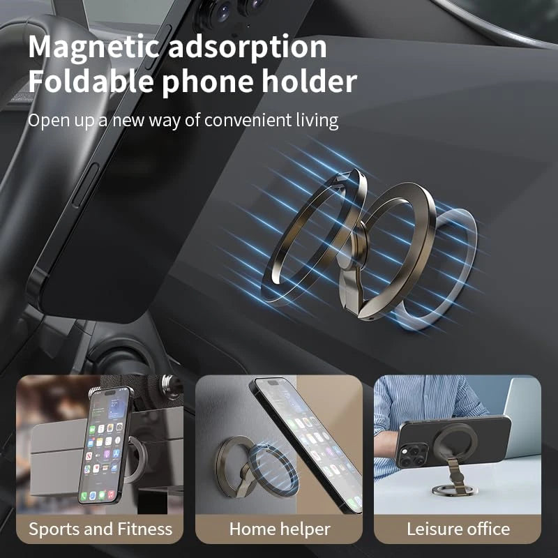 MagSafe Phone Ring Stand Aluminium Kickstand for iPhone 13-17