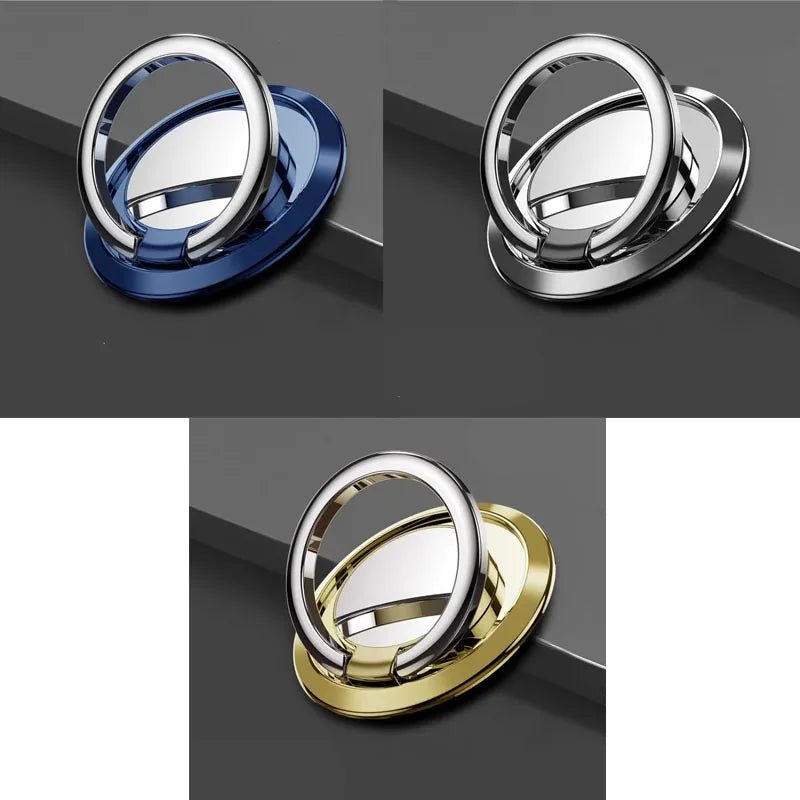 1/2/3/4Pcs Finger Ring Holder Stand Grip For Mobile Phone Car Magnetic Mount Phone Back Sticker Pad Unniversal Bracket
