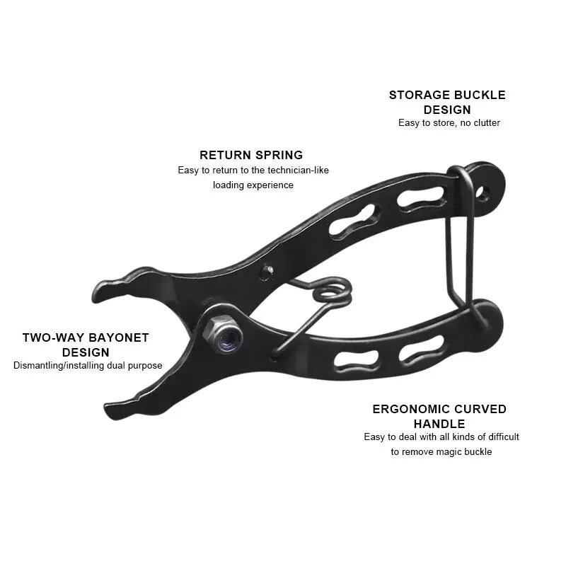 Bicycle Chain Buckle Pliers Mini MTB Quick Release Magic Link Clamp detail view