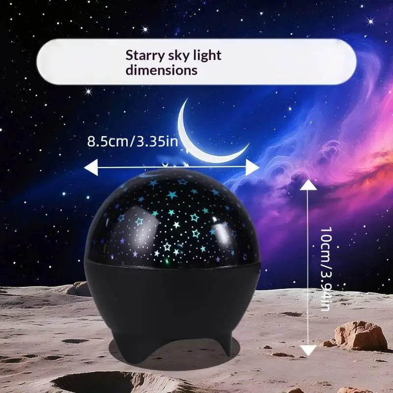 LED Night Lights Starry Sky Moon Projector Light USB Plug Colorful Strobe Light For K lifestyle view