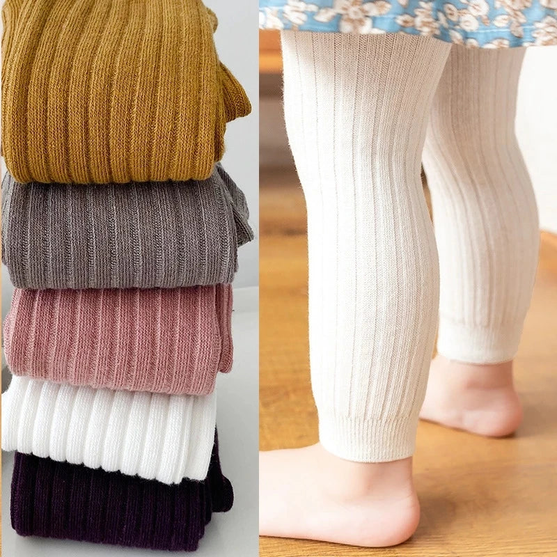 Kids Cotton Stretch Leggings 0-6 Years