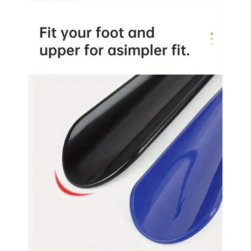 Extra Long Flexible Plastic Shoe Horn For Pregnant Women No Bending Durable Footwear lifestyle view