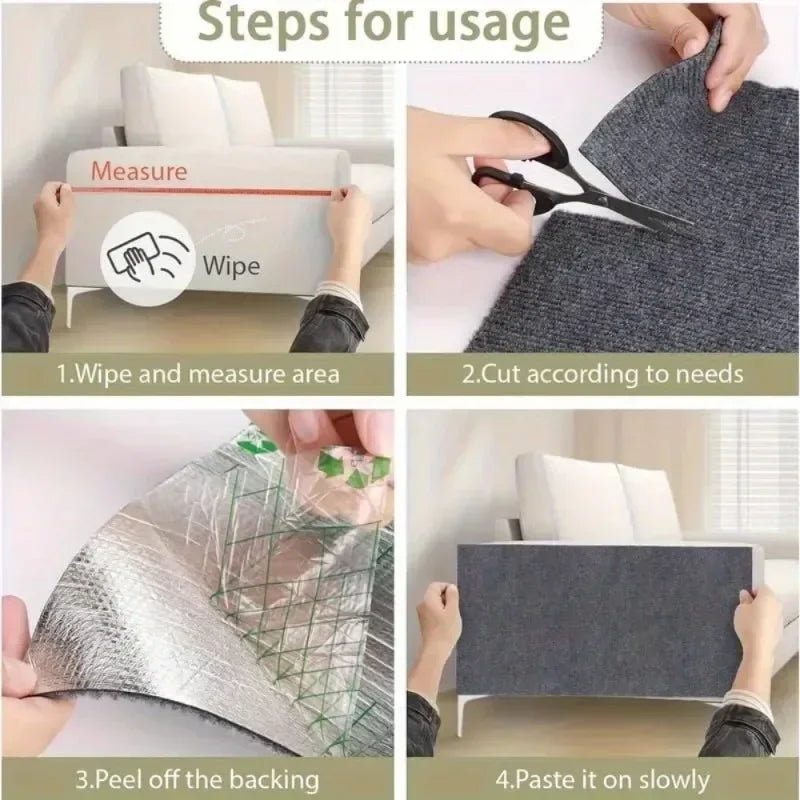 Self-Adhesive Anti Cat Scratch Sofa Protection Roll additional angle