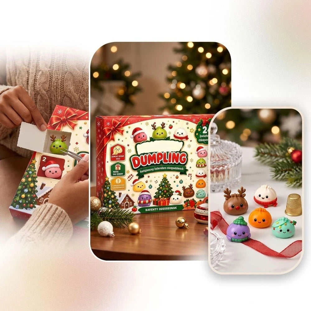 24-Day Christmas Dumpling Advent Calendar Gift Set