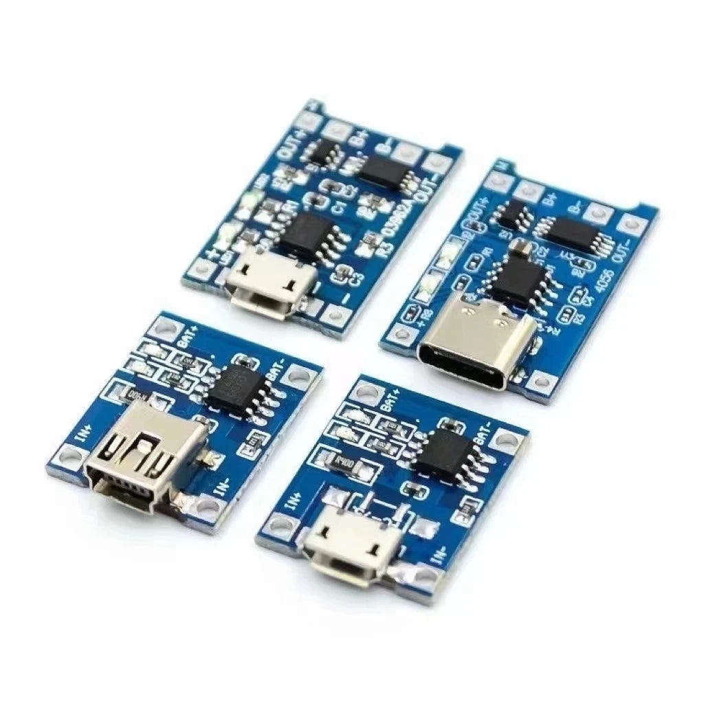 TP4056 18650 Lithium Battery Charger Module Micro/Type-C/Mini USB alternate view