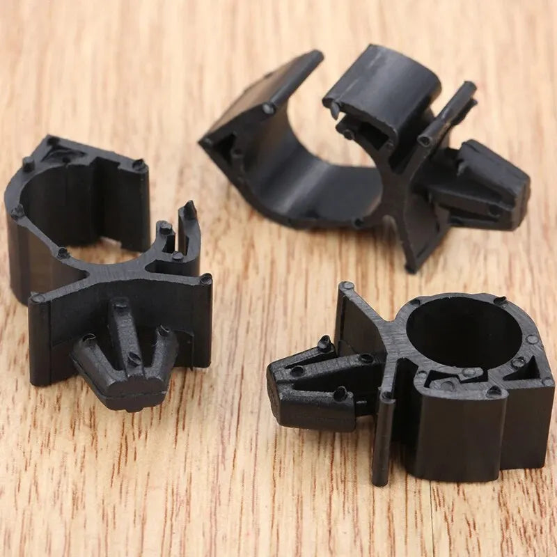KKJOY 10PCS Universal Car Wiring Harness Fasteners Cable Clips & Buckles for Secure Wire Organization And Fixing