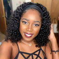 Brazilian Remy Human Hair Headband Wig 200% Density Deep Wave