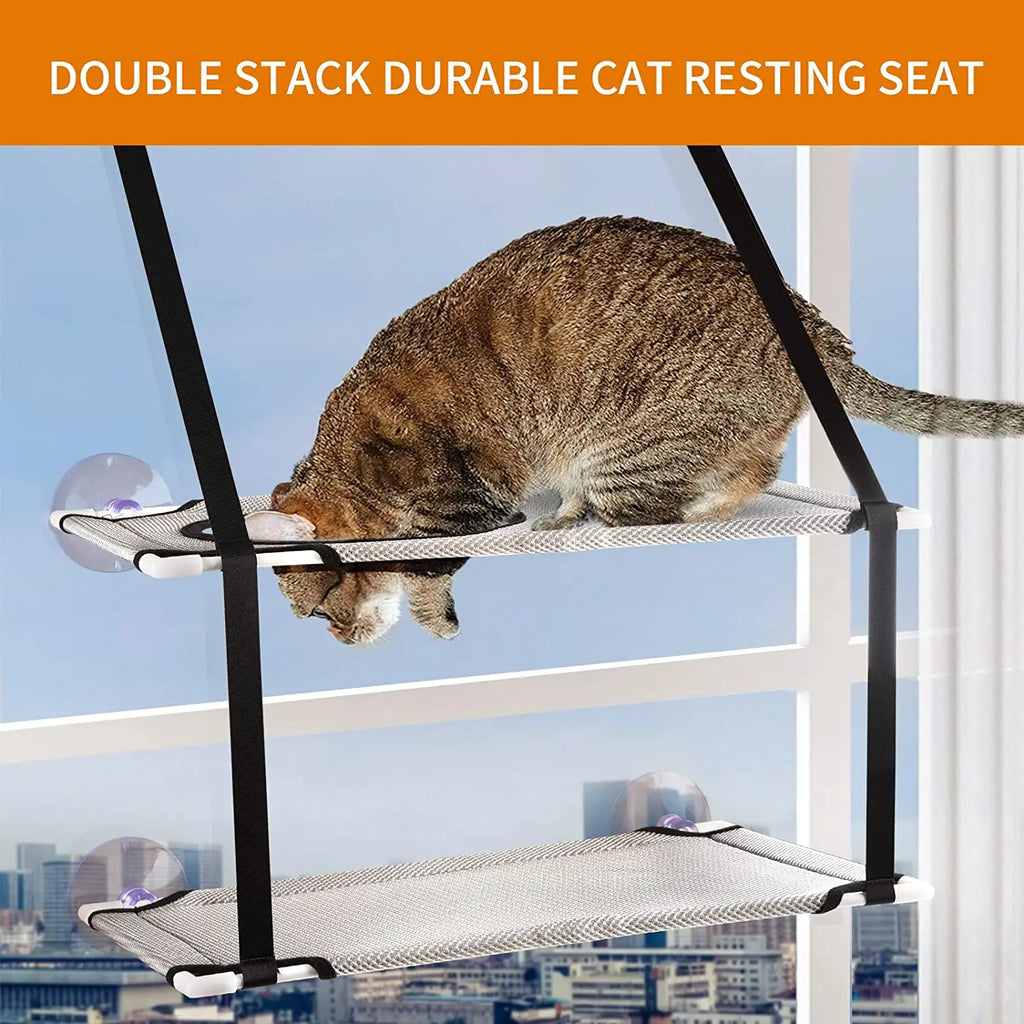 Cat Window Hammock Bed Double-Layer Oxford Fabric 25 KG
