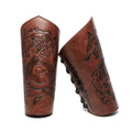 Faux Leather Viking Arm Guard Wristbands 2 Pack Costume