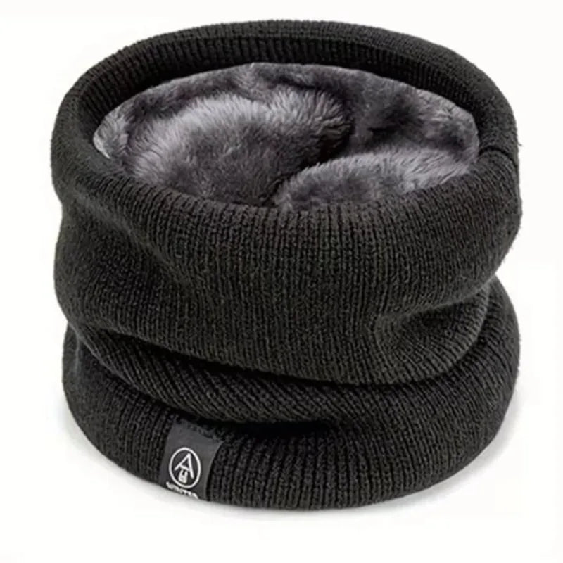 Knitted Neck Warmer Scarf Soft Winter Scarves detail view